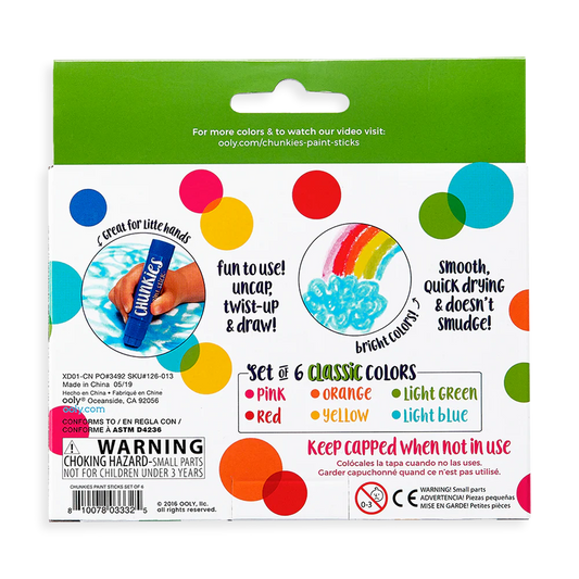 Chunkies Paint Sticks 6-Pack