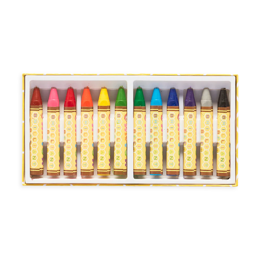 Brilliant Bee Crayons 12 Pack