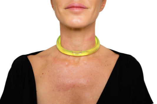 Lucite Choker Necklace