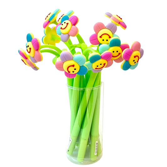 Smile Flower Wiggle Gel Pen