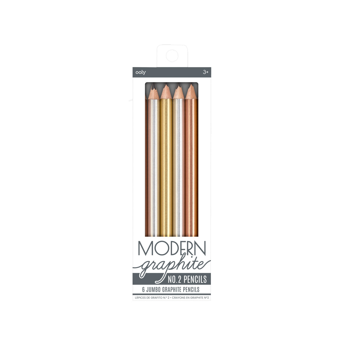 Modern Graphite Pencils by Ooly (pack of 6)