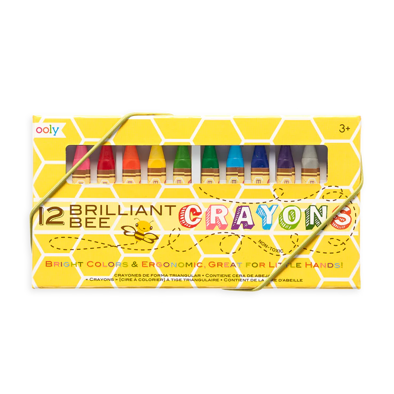 Brilliant Bee Crayons 12 Pack