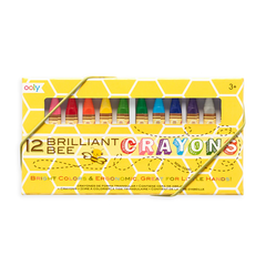 Brilliant Bee Crayons 12 Pack