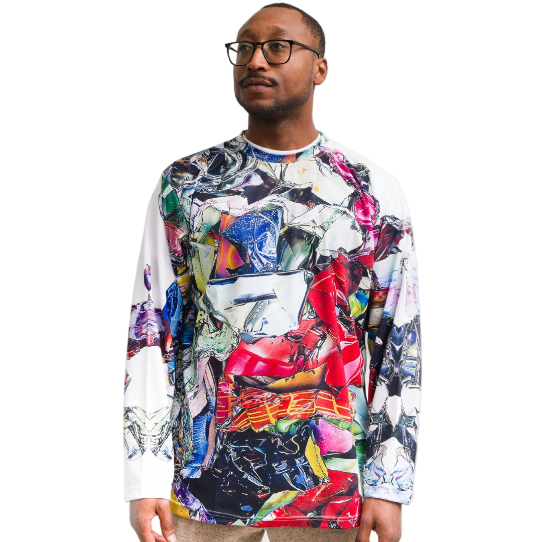 AAM x Urs Fischer: John Chamberlain Long Sleeve Red T-shirt