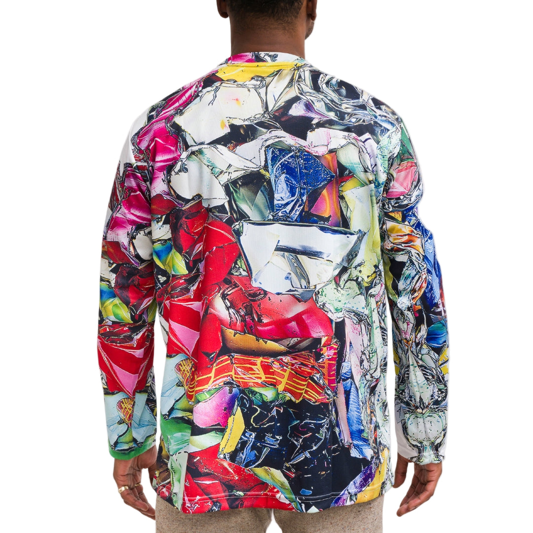 AAM x Urs Fischer: John Chamberlain Long Sleeve Red T-shirt