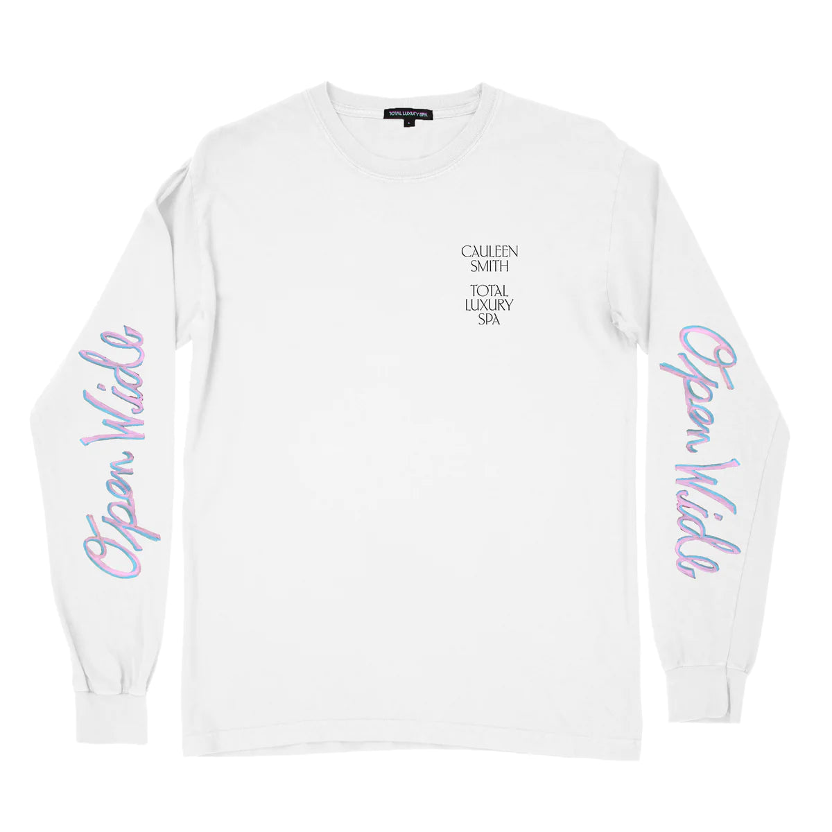 Open Wide Long Sleeve T-Shirt By Cauleen Smith