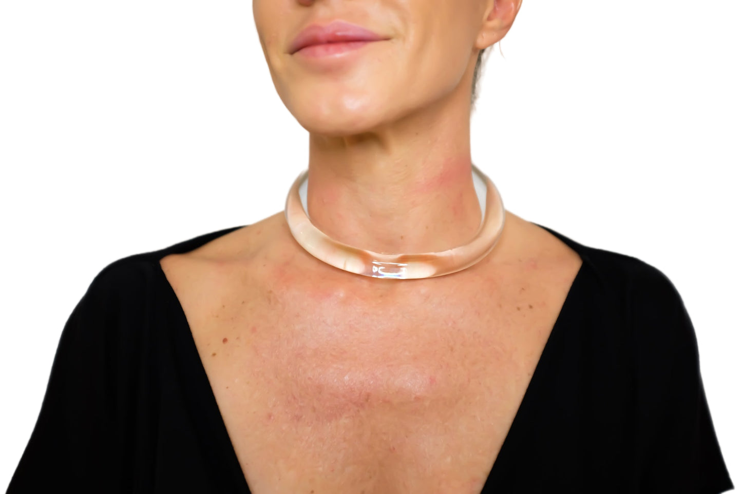 Lucite Choker Necklace