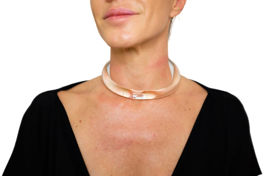 Lucite Choker Necklace