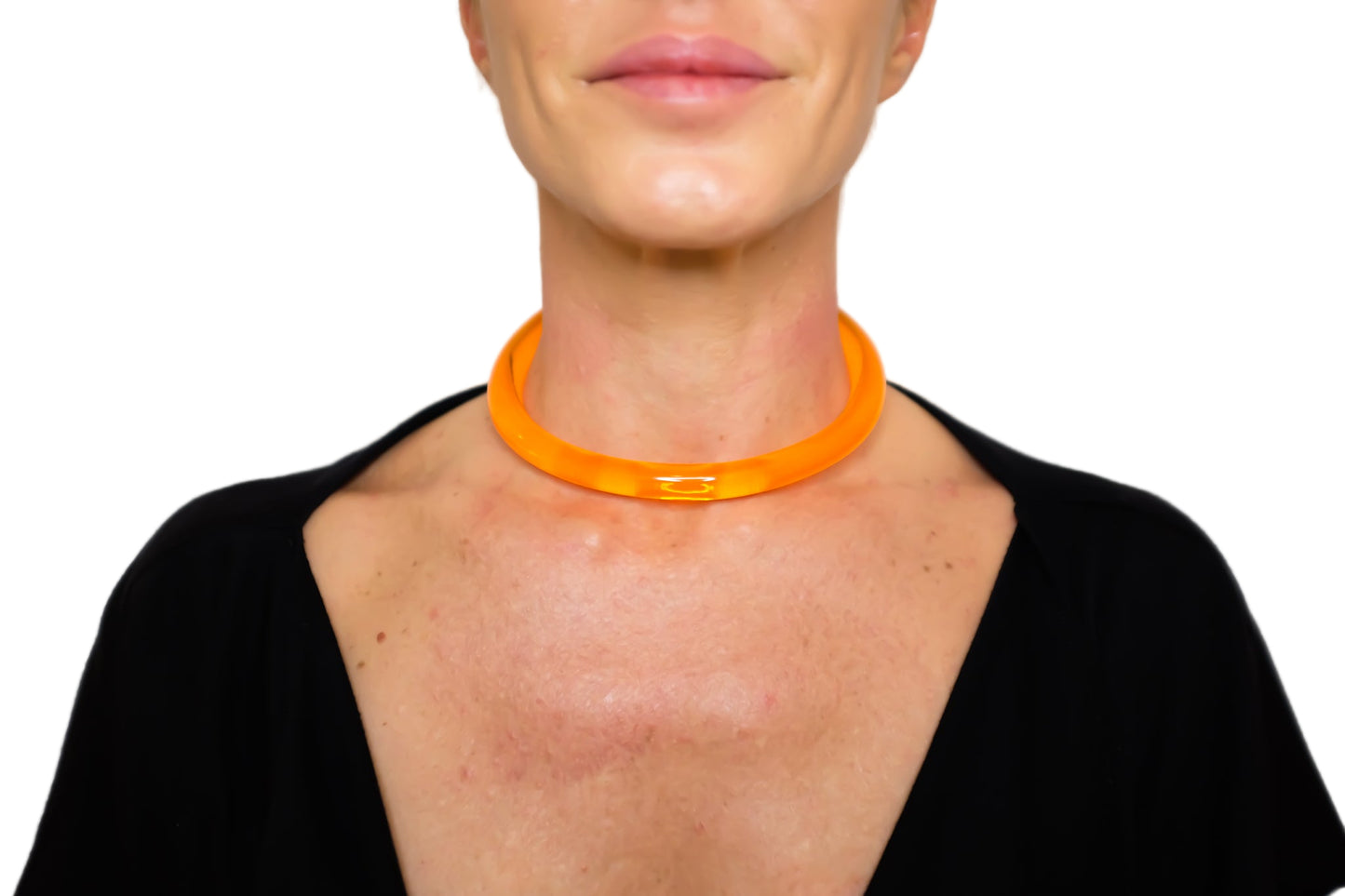Lucite Choker Necklace