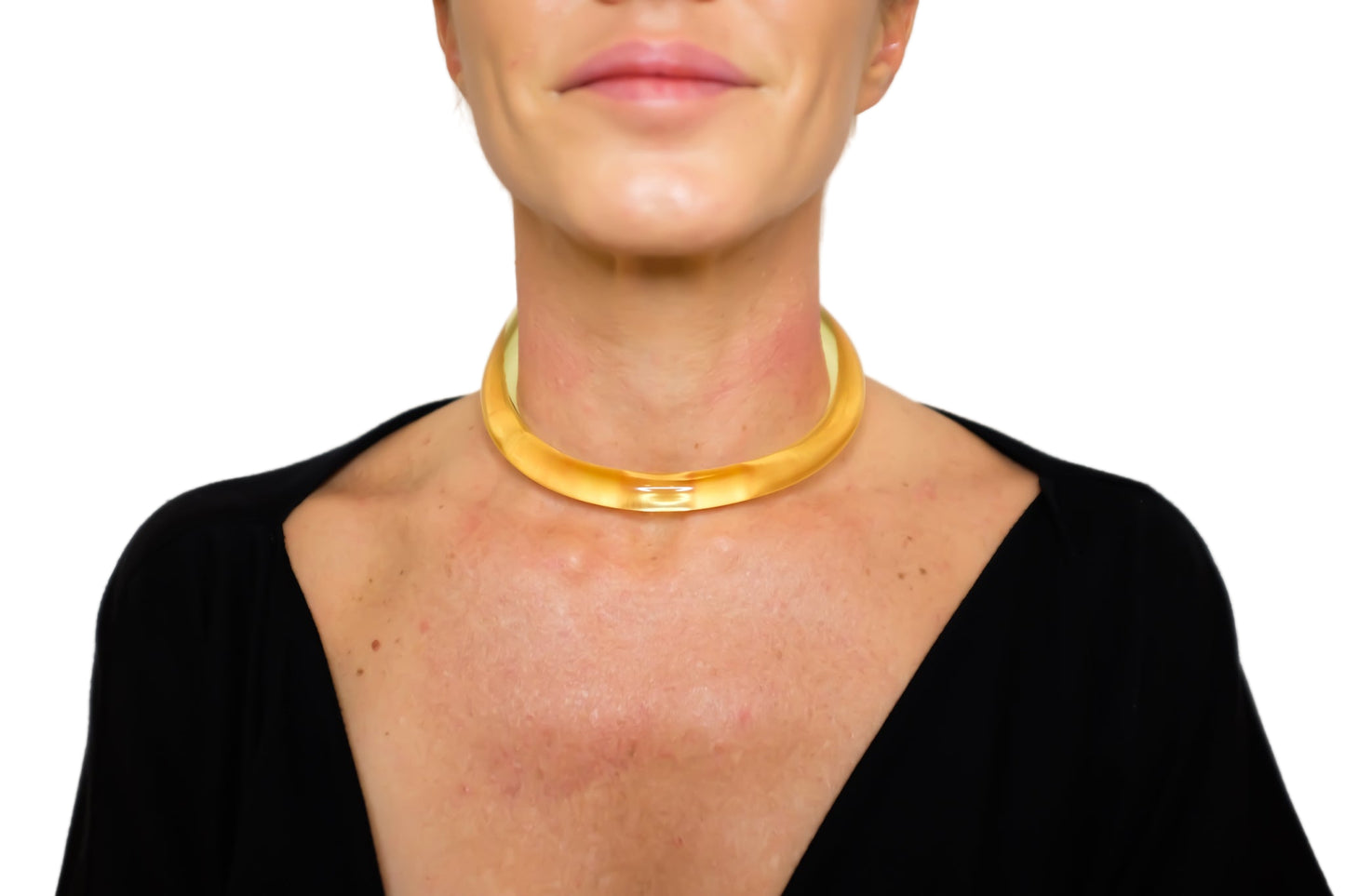 Lucite Choker Necklace