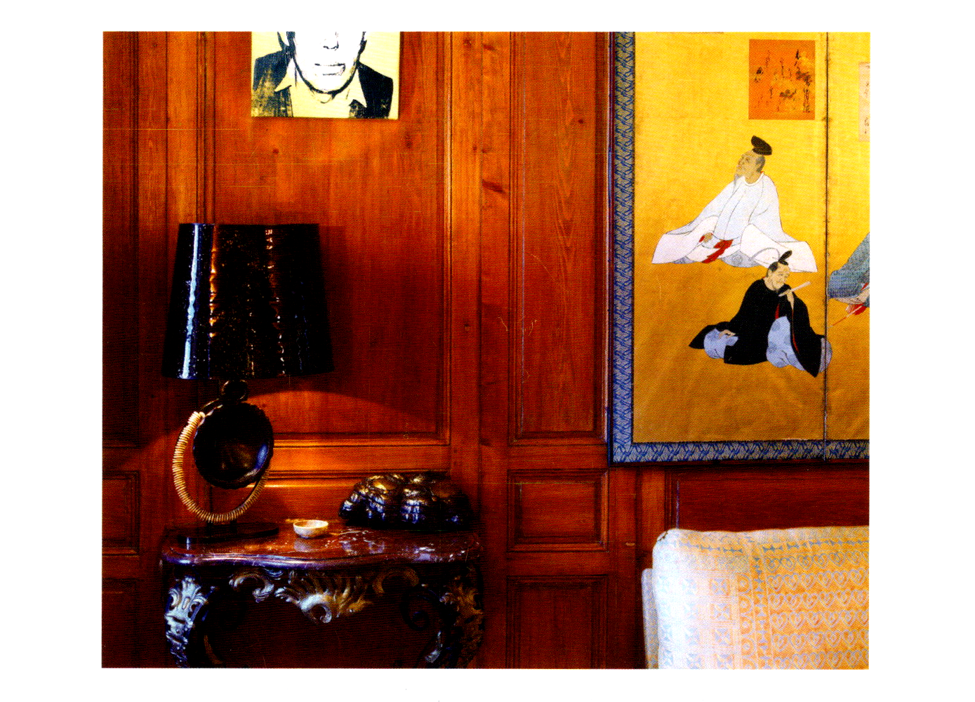 Three Sizes in Twelve Colors Postcard by Louise Lawler