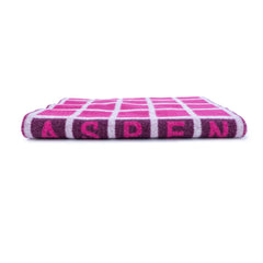 Lattice Façade Scarf in Pink Damson by Giles Round