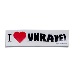 AAM x Urs Fischer: I Love Unravel Car Stickers