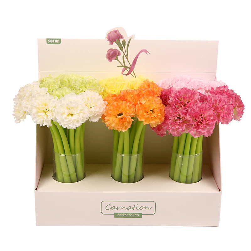 Carnation Flower Gel Pen