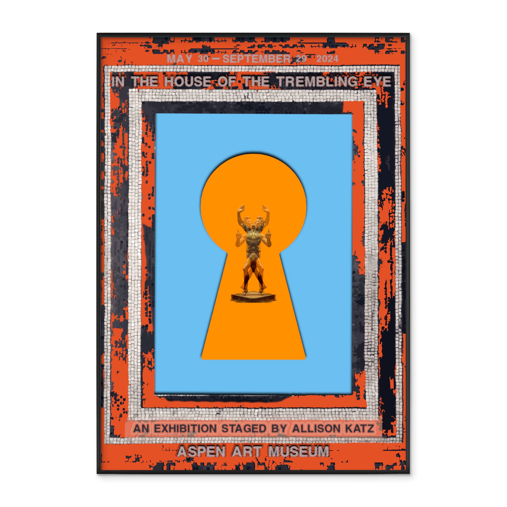Keyhole Poster Keyhole: An Exhibition Poster by Allison Katz – Museum Shop