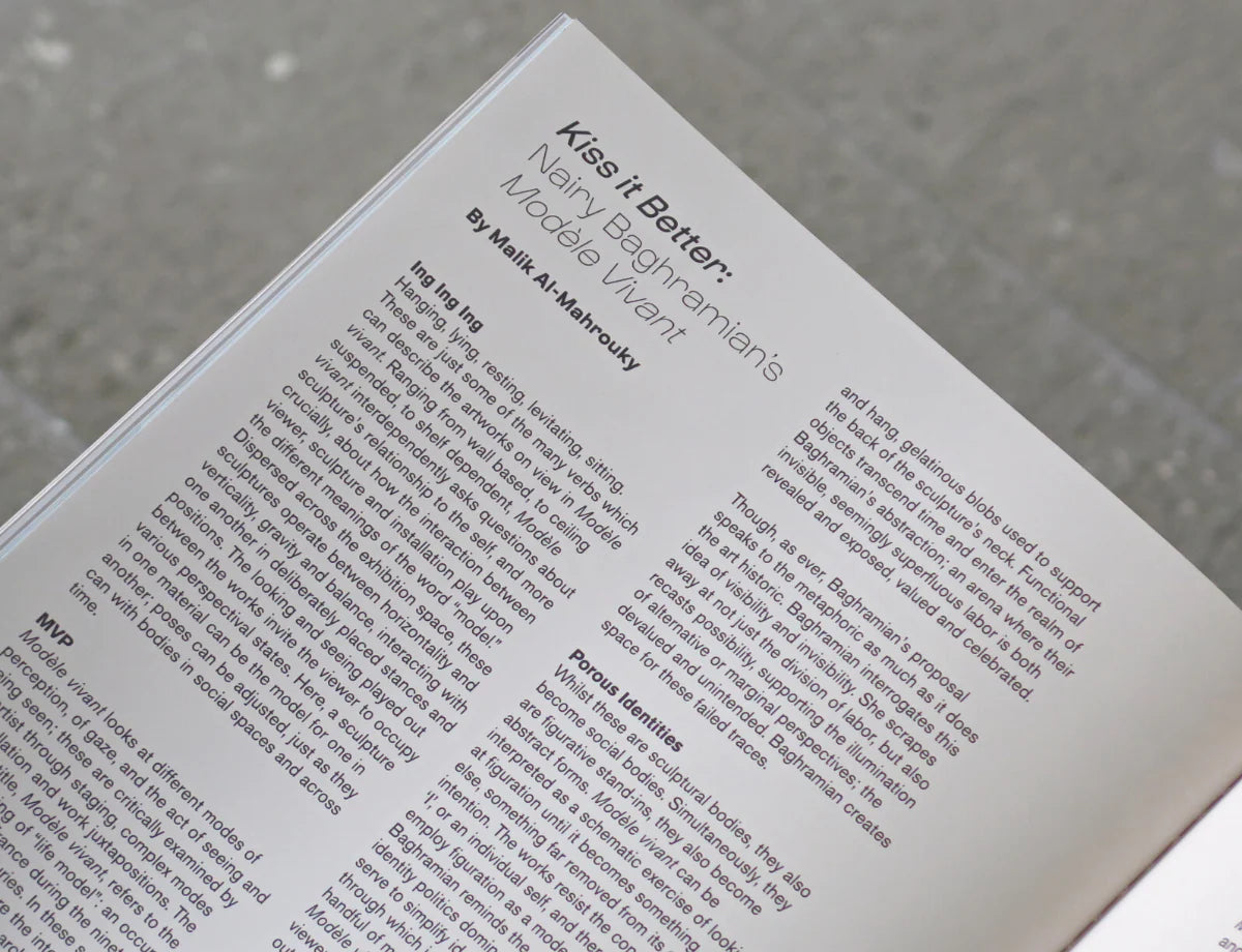 Nairy Baghramian: Modèle Vivant