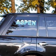 AAM x Urs Fischer: Aspen Car Stickers