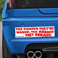 AAM x Urs Fischer: The Tighter They're Wound Car Sticker