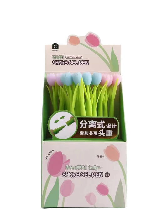 Tulip Flower Wiggle Gel Pen