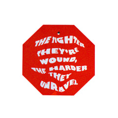 AAM x Urs Fischer: The Tighter They Are Wound Stop Sign