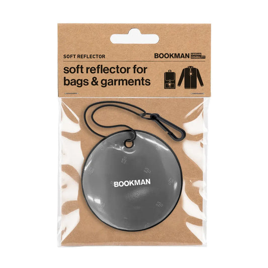 Hanging Reflector Circle Black by Bookman Urban Visibility