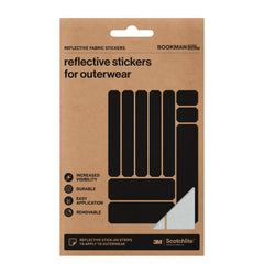 Reflective Fabric Stickers Strips Silver by Bookman Urban Visibility