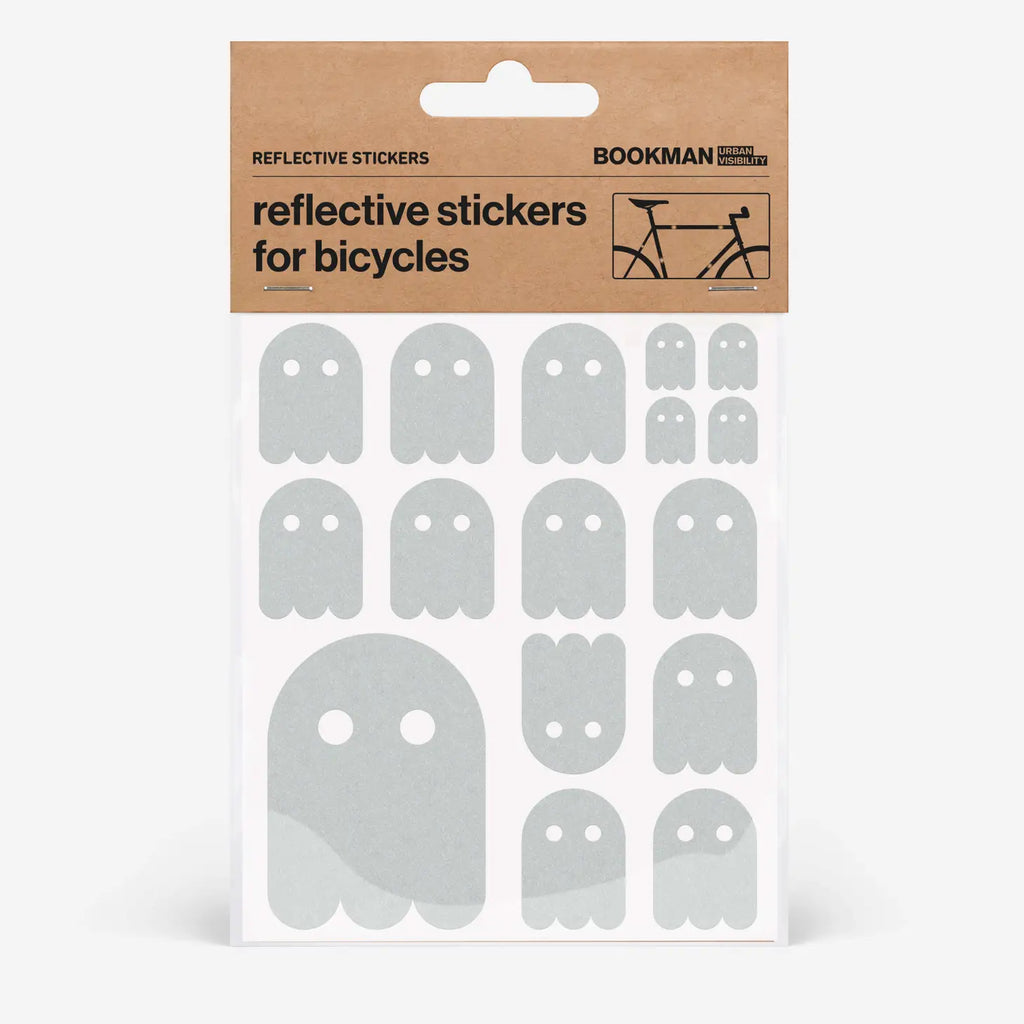 Reflective Stickers Ghost White by Bookman Urban Visibility