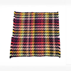 Mountain Valley Weavers  X Aspen Art Museum Black and Pink Ombre Napkin