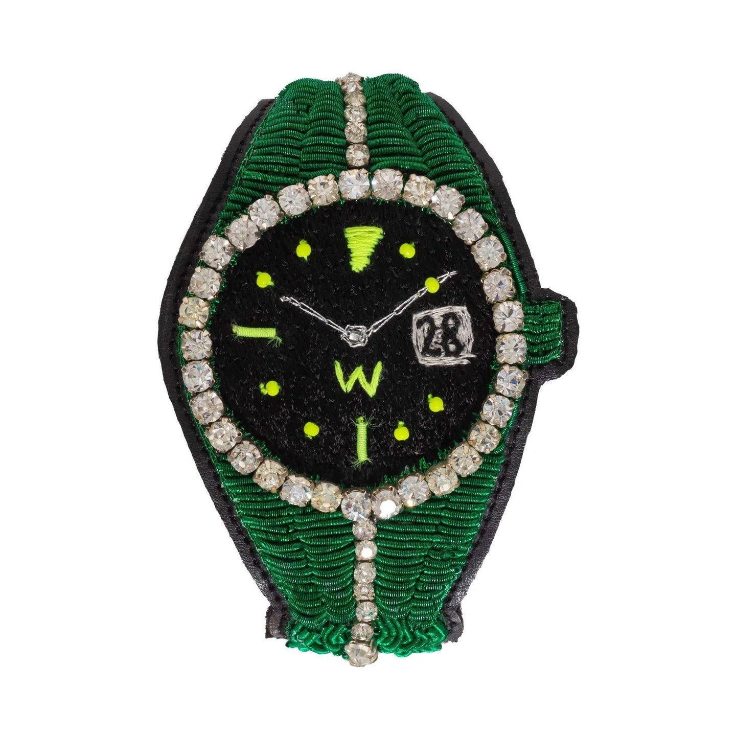Croco Bracelet in Green by Walter van Beirendonck