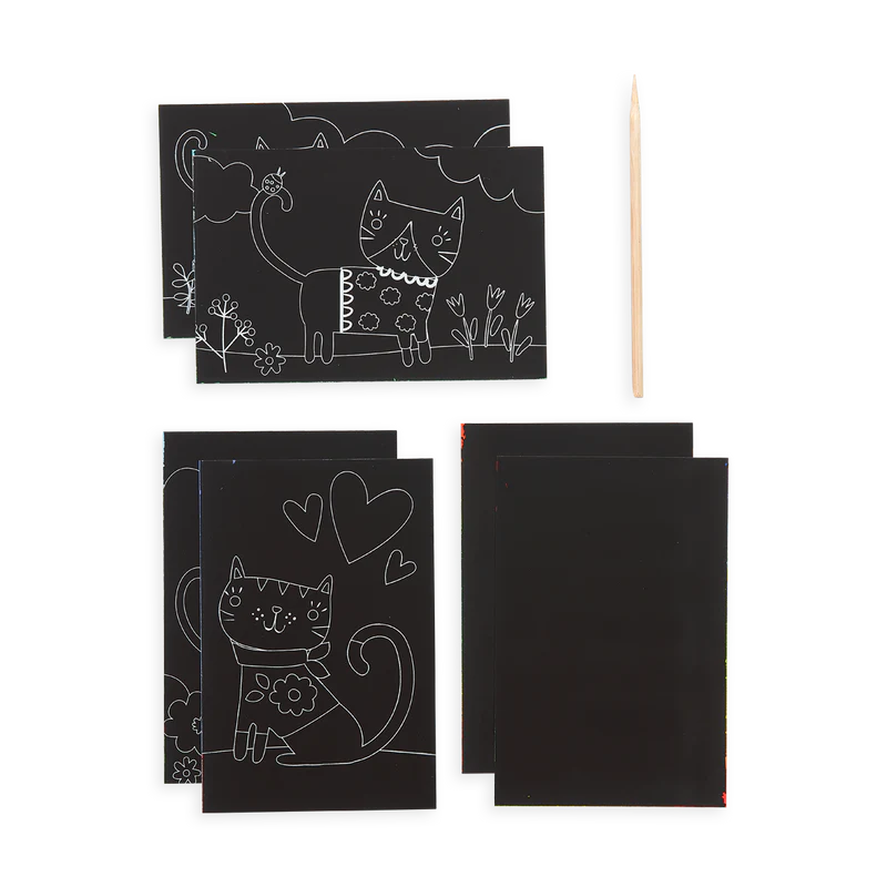 Scratch & Scribble Mini Art Kit: Cutie Cats