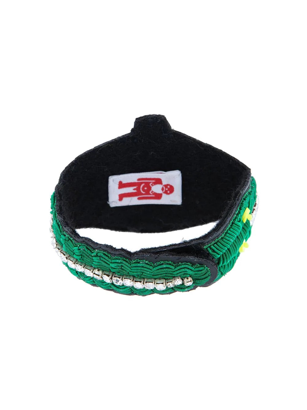 Croco Bracelet in Green by Walter van Beirendonck