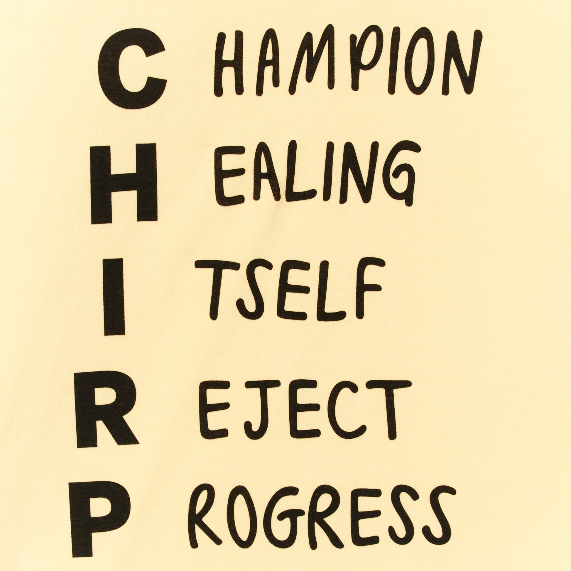 C.H.I.R.P. Longsleeve Tee by Dena Yago