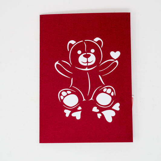Love Bear Pop-Up Card