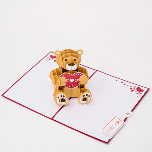 Love Bear Pop-Up Card