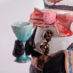 Polite Penguin Jar by Sharif Farrag