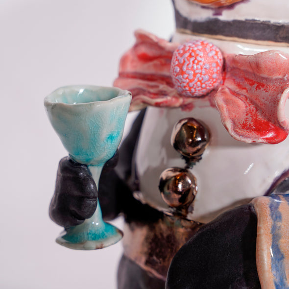 Polite Penguin Jar by Sharif Farrag