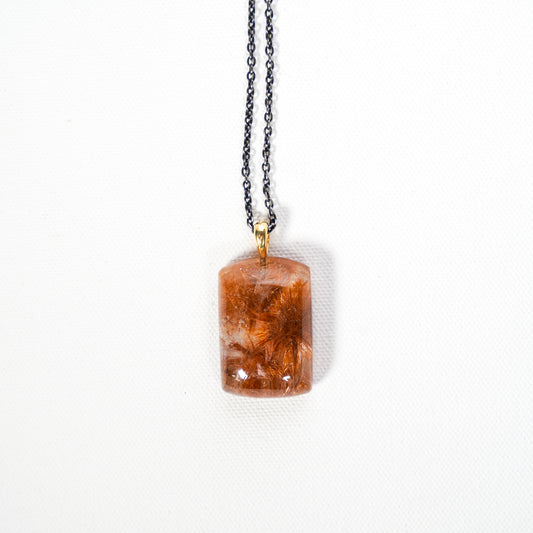 Rutilated Quartz Baby Love Neckace by Belmacz