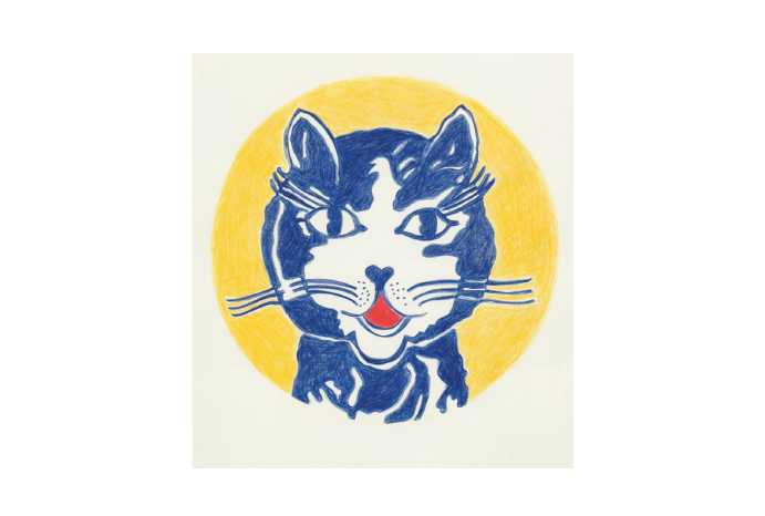 Lichenstein Laughing Cat Postcard by Sturtevant