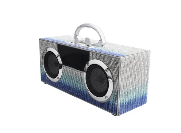 Bling Boombox Mini in Blue Ombre