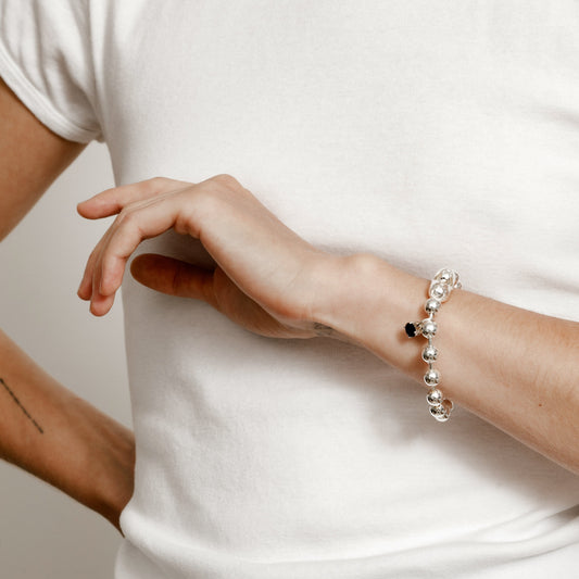 Zoie Bracelet in Blue and Sterling Silver