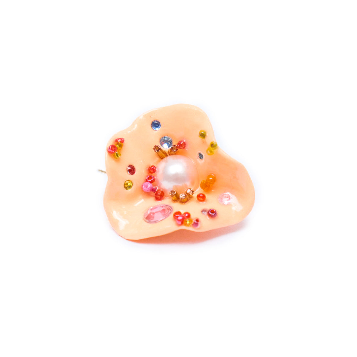 Bloom Earrings in Peach by Sofia Elias