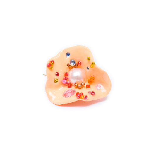 Bloom Earrings in Peach by Sofia Elias